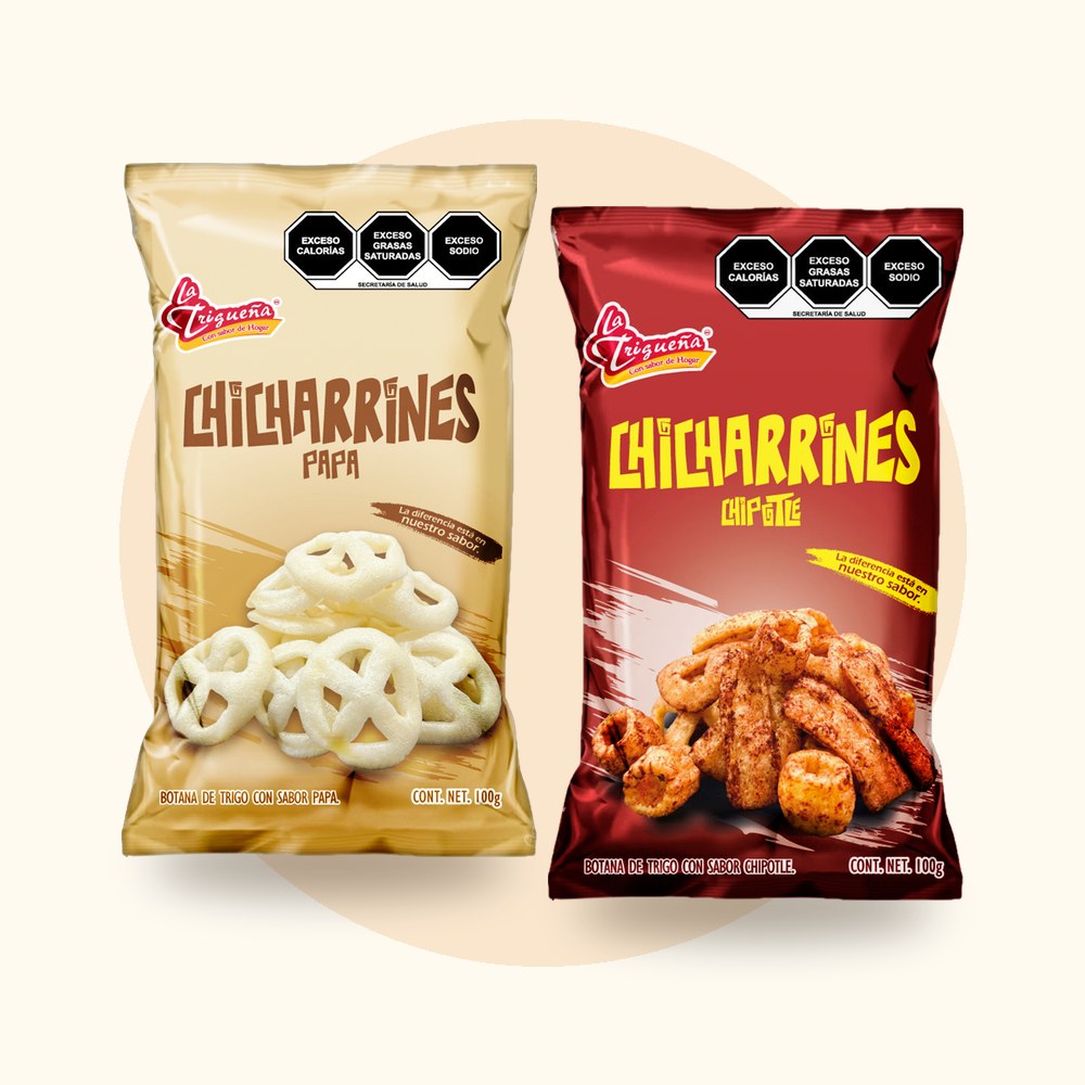 La Trigueña Chicharrines Papa y Chipotle Mix